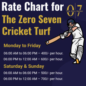 The Zero Seven Cricket Turf